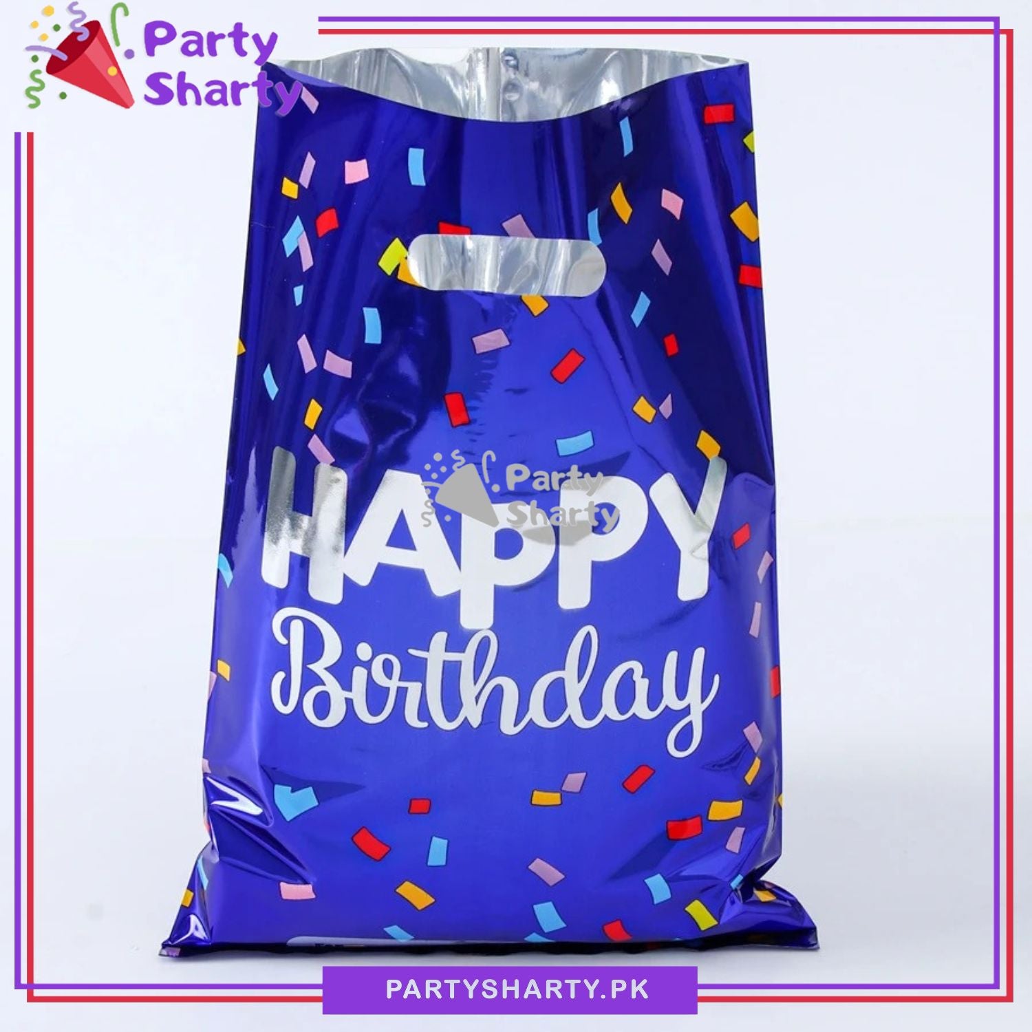 Large Size Happy Birthday Printed Theme Goody Bags for Birthday Party Decoration and Celebration