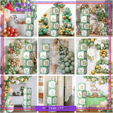 Sage Green BABY Box, DIY Baby Boxes for First Birthday, Welcome Baby, Gender Reveal, Baby Shower Party Decorations