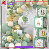 Sage Green BABY Box, DIY Baby Boxes for First Birthday, Welcome Baby, Gender Reveal, Baby Shower Party Decorations
