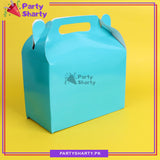 Plain Solid Color Favor / Goody Boxes Pack of 10 For Birthday and Event Celebration