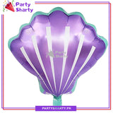 Sea Shell Shaped Foil Balloons For Mermaid / Ocean / Under Sea Theme Balloons for Mermaid Sea Theme Party Supplies Birthday
