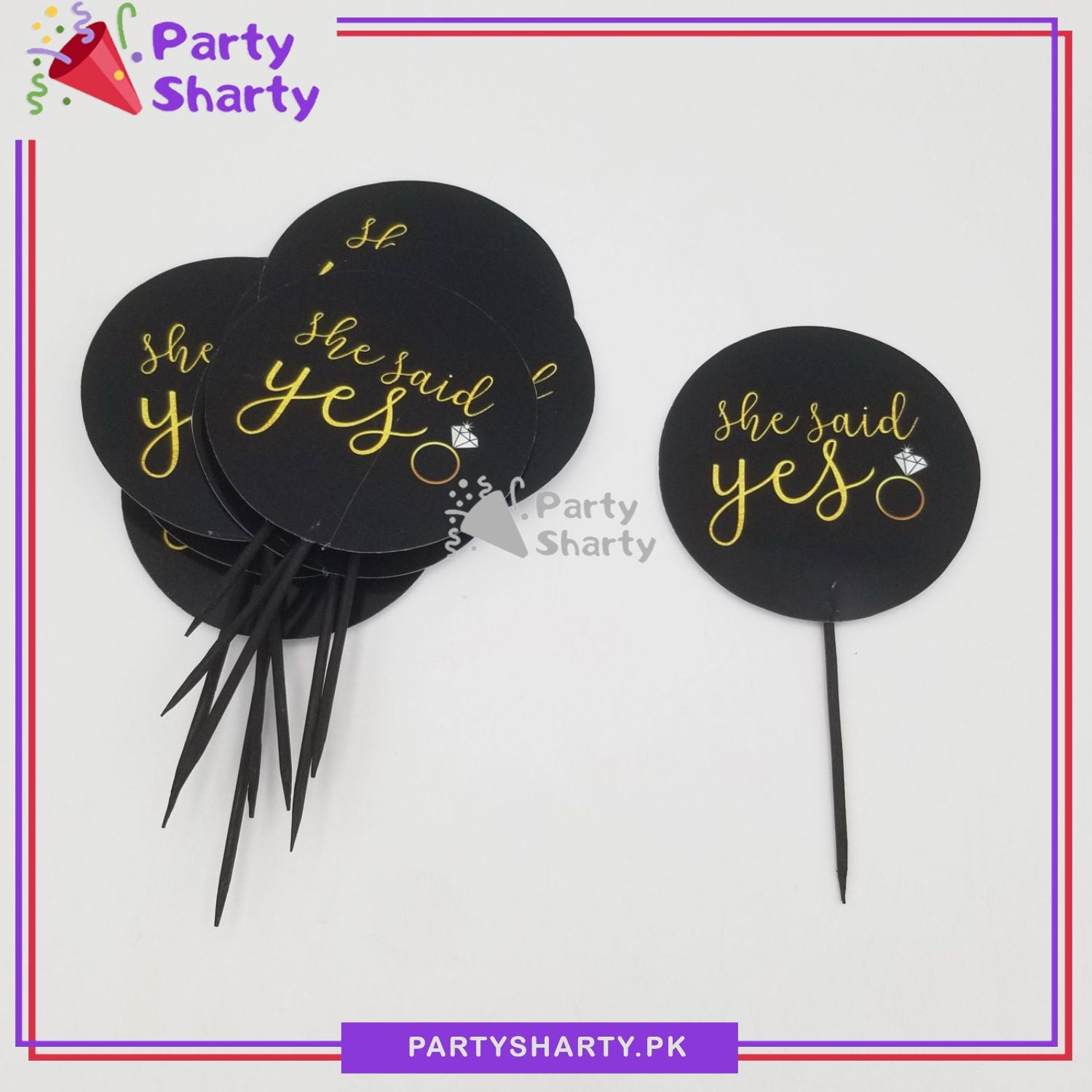 She Said Yes Cup Cake / Mithai Toppers For Nikkah / Wedding Decoration and Celebration