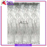 Fringes / Foil Curtains Best for Back Drop Wall Decoration for Birthday and Parties Celebration