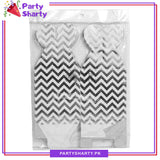 Zig Zag Design Goody Boxes Pack Of 10 - For Favor Boxes