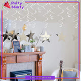 Star Shaped Swirls (Pack of 6) For Birthday Party and Decoration