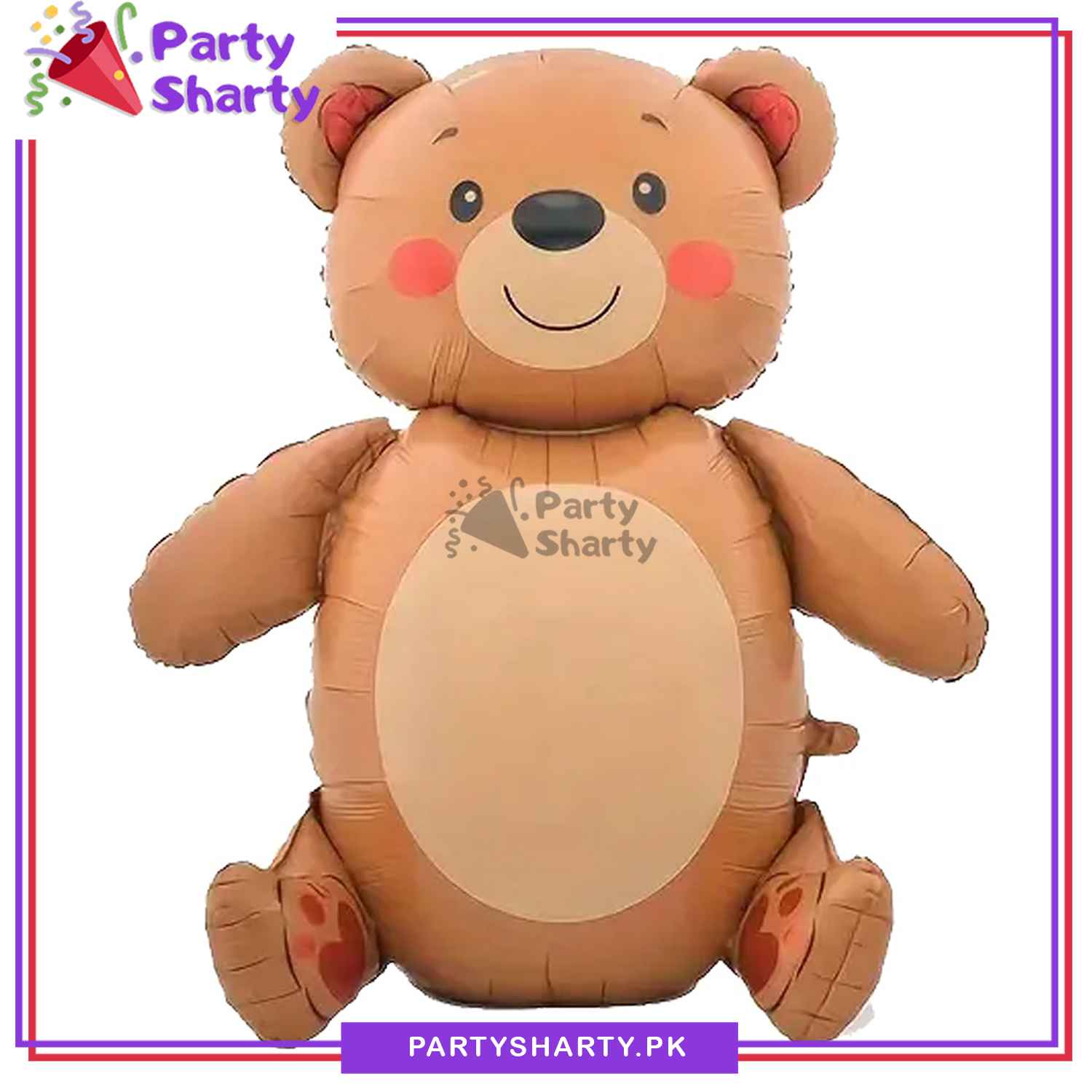 Large Size Sitting Teddy Bear Foil Balloon For Teddy Bear Theme Party Decoration And Celebration