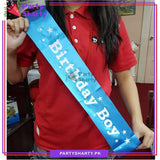 Birthday Boy Sash Happy Birthday Party Decoration