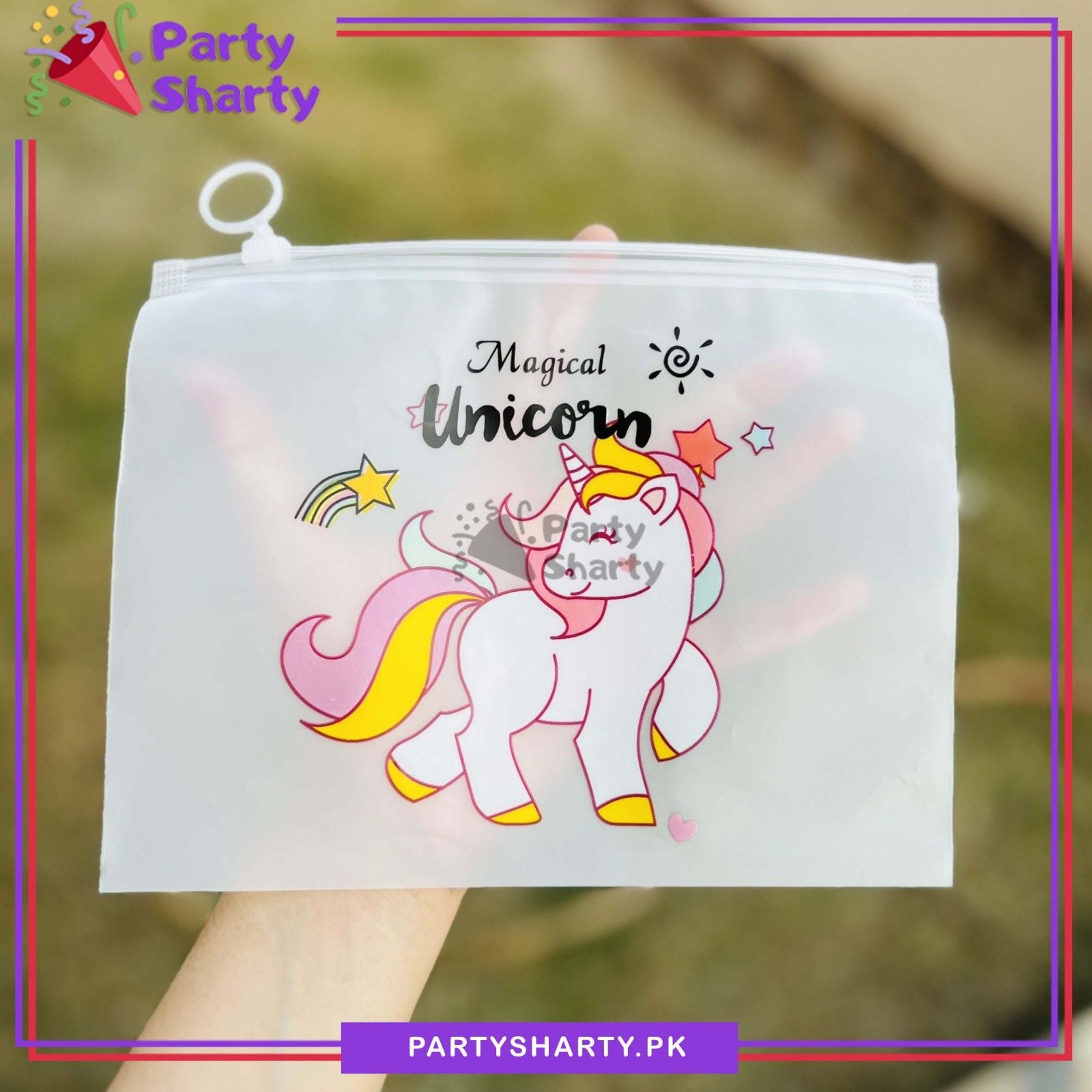 Magical Unicorn Theme Character Pouch for Birthday Gift and School Going Kids