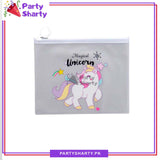 Magical Unicorn Theme Character Pouch for Birthday Gift and School Going Kids