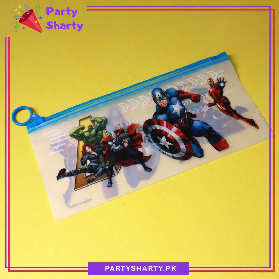 Small Avenger Theme Character Pouch for Birthday Gift and School Going Kids