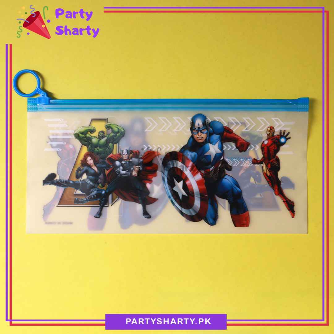 Small Avenger Theme Character Pouch for Birthday Gift and School Going Kids
