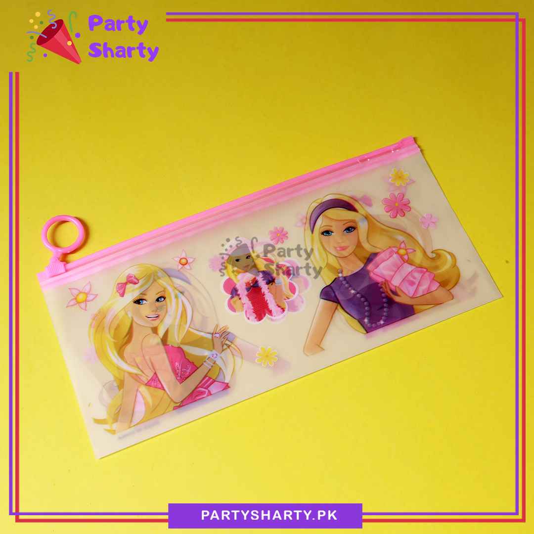 Small Barbie Theme Character Pouch for Birthday Gift and School Going Kids