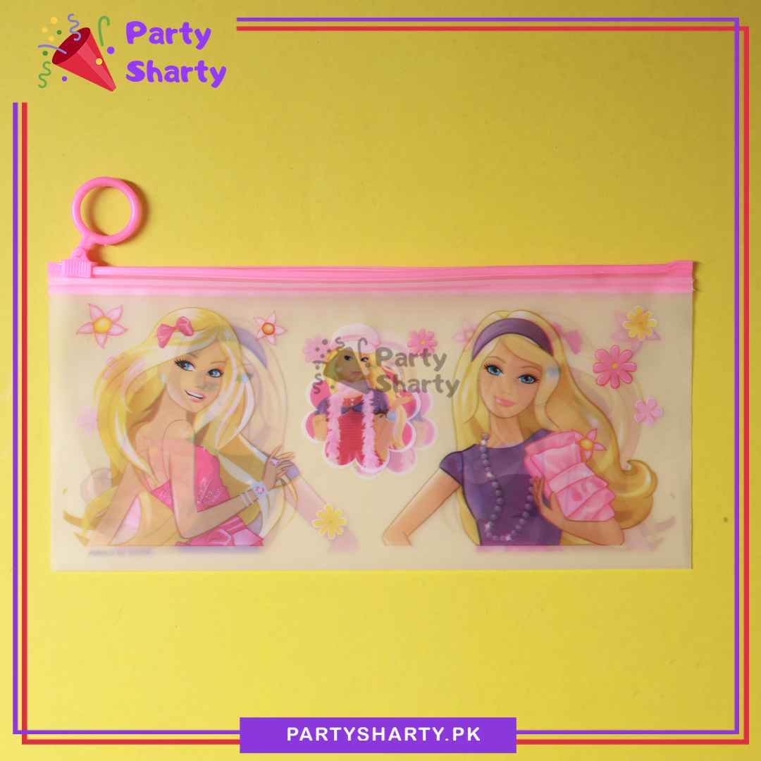 Small Barbie Theme Character Pouch for Birthday Gift and School Going Kids
