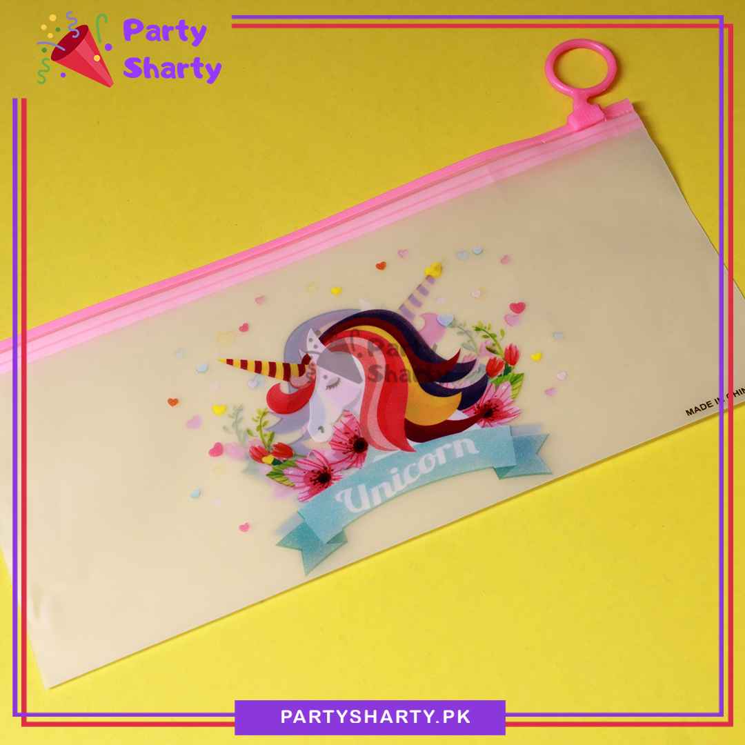 Small Unicorn Theme Character Pouch for Birthday Gift and School Going Kids