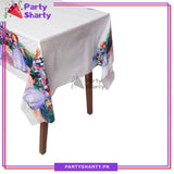 Sofia Theme Party Plastic Table Cover for Sofia Theme Party and Decoration