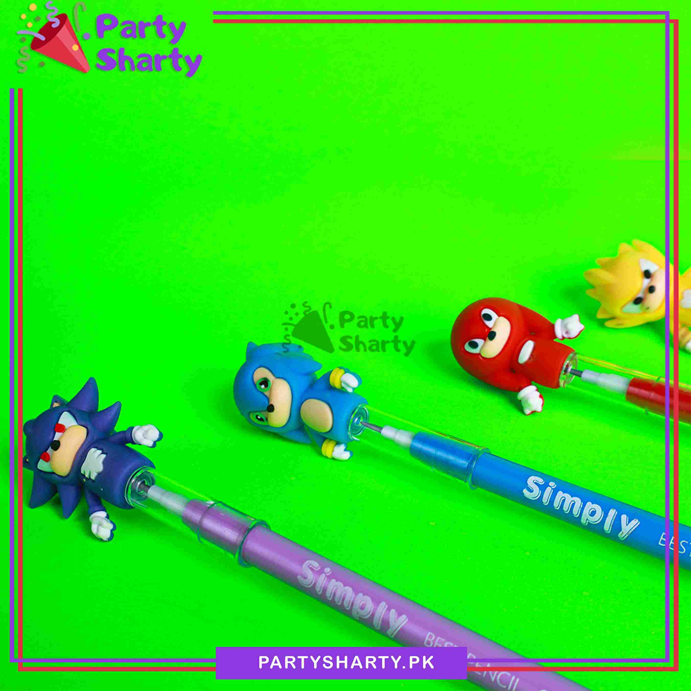 Sonic Theme Bullet Pencil For Kids For Sonic Theme Celebration