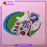 Sonic Theme Hanging Swirls (Pack of 6) For Birthday Party and Decoration