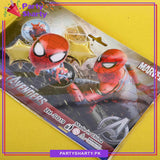 Spiderman Head Shaped Foil Balloon Set - 5 Pieces for Theme Decoration and Celebration