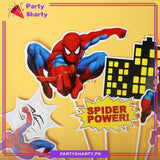 Spiderman Theme Cake Topper Set of 6 for Birthday Party Decoration and Celebration
