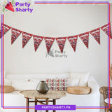 Spiderman Theme Party Flags Pack of 10 For Spiderman Birthday Theme Decoration