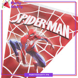 Spiderman Theme Party Flags Pack of 10 For Spiderman Birthday Theme Decoration