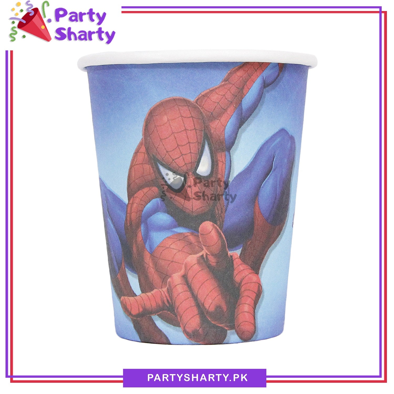 Spiderman Theme Party Disposable Paper Cups for Spider Man Theme Party and Decoration
