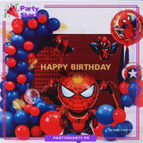 Happy Birthday Spiderman Theme Set For Marvel Avenger Theme Birthday Decoration and Celebration