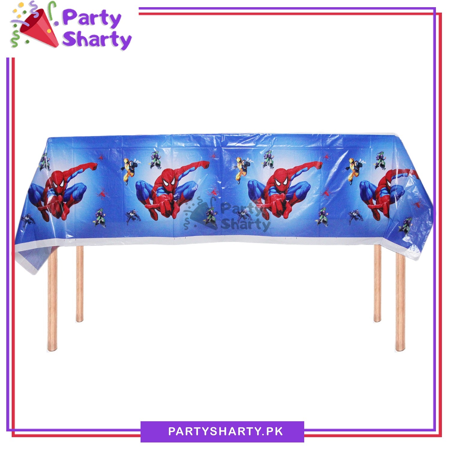 Spiderman Party Theme Table Cover for Birthday Party and Decoration