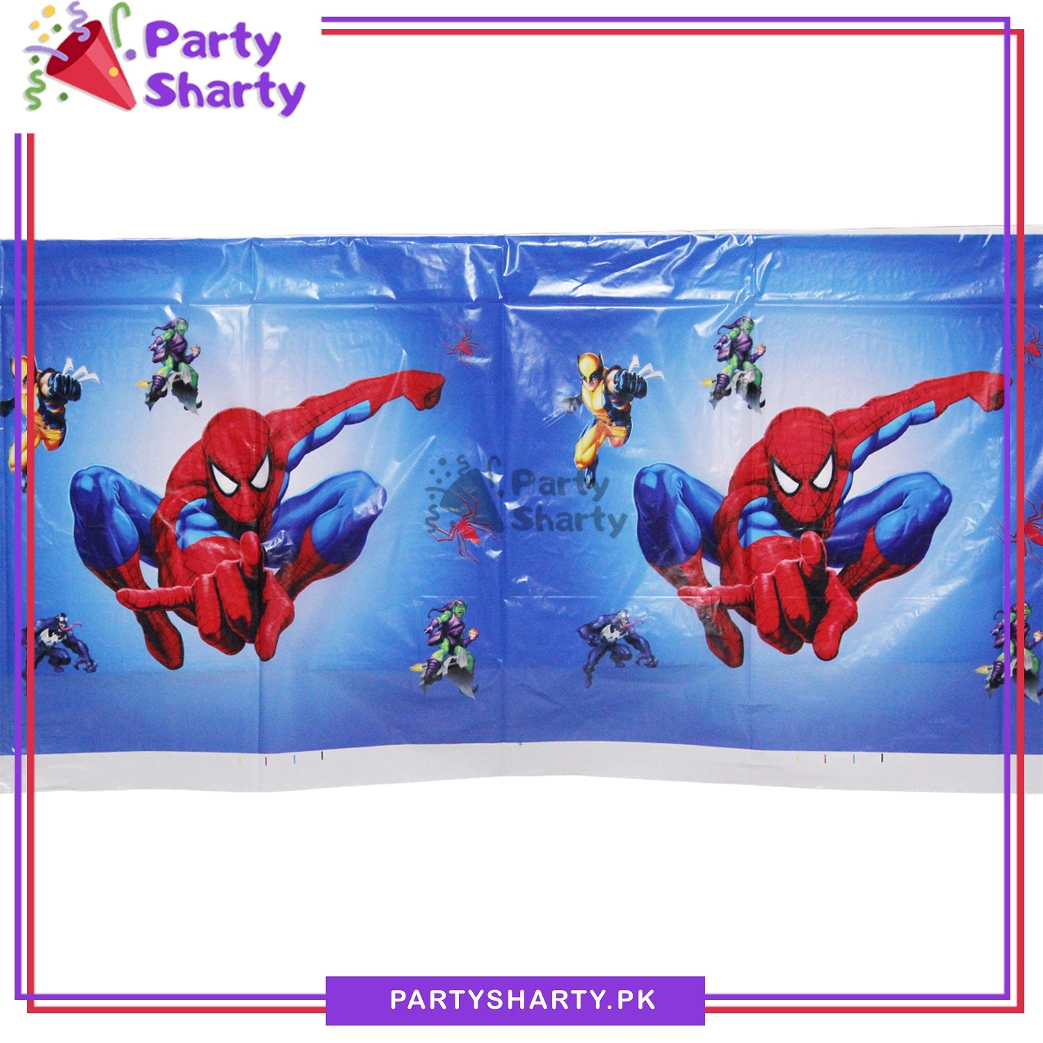 Spiderman Party Theme Table Cover for Birthday Party and Decoration