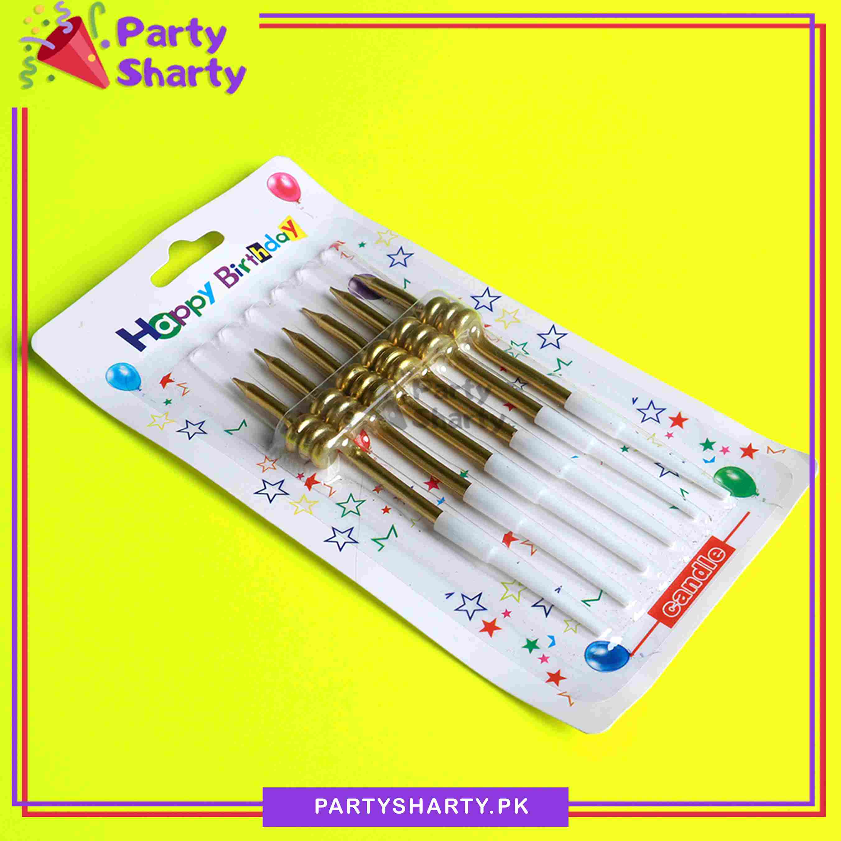 Spiral Birthday Candles Set, Metallic Color Twisty Candles For Birthday, Wedding, Anniversary and Event Decoration