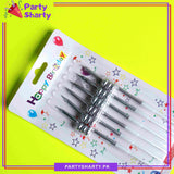 Spiral Birthday Candles Set, Metallic Color Twisty Candles For Birthday, Wedding, Anniversary and Event Decoration