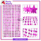 Star Shaped Fringes / Foil Curtains Best for Back Drop Wall Decoration for Birthday and Parties Celebration