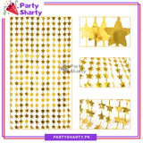 Star Shaped Fringes / Foil Curtains Best for Back Drop Wall Decoration for Birthday and Parties Celebration