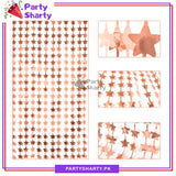 Star Shaped Fringes / Foil Curtains Best for Back Drop Wall Decoration for Birthday and Parties Celebration