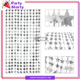 Star Shaped Fringes / Foil Curtains Best for Back Drop Wall Decoration for Birthday and Parties Celebration