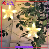 V Shaped Fairy Lights Star Shaped Curtain Lights For Home and Party Decor Star Lights Electric Operated