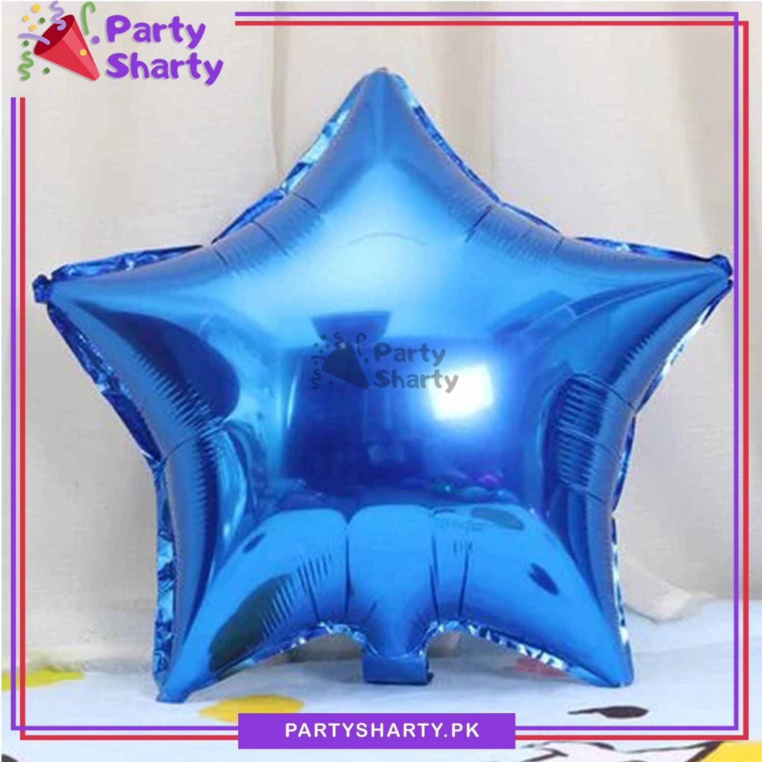 Star Shaped Foil Balloon For Party Decoration and Celebration (Pack of 2)