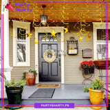 Star Shaped Swirls (Pack of 6) For Birthday Party and Decoration