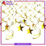 Star Shaped Swirls (Pack of 6) For Birthday Party and Decoration