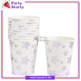Star Printed Paper Cups / Glass For Party Decoration and Celebration