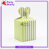 Striped Design Goody Box Pack of 10 For Birthday Party Celebrations