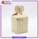Striped Design Goody Box Pack of 10 For Birthday Party Celebrations