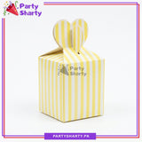 Striped Design Goody Box Pack of 10 For Birthday Party Celebrations