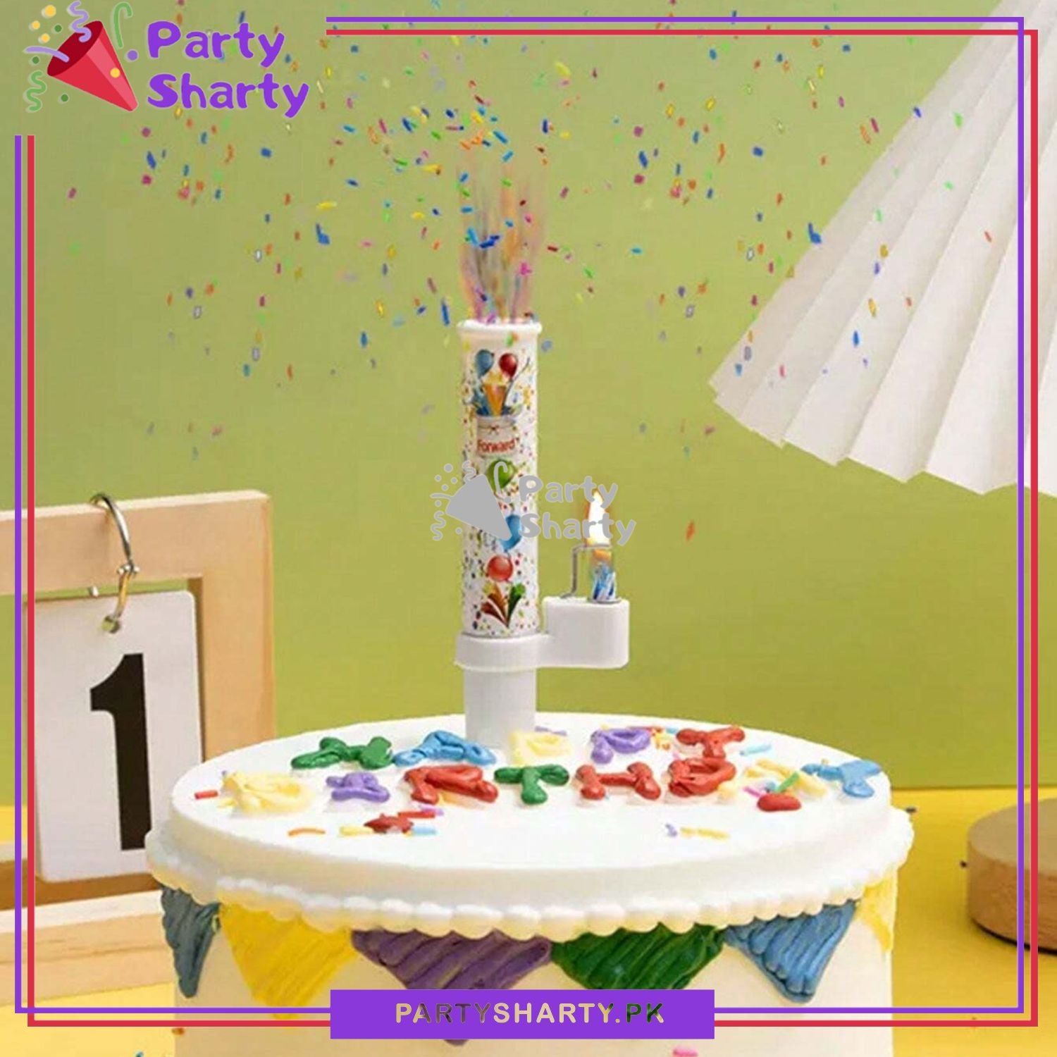 Surprise Birthday Cake Candles – Creative Catapult Candy Effect for Birthday Decoration and Celebration