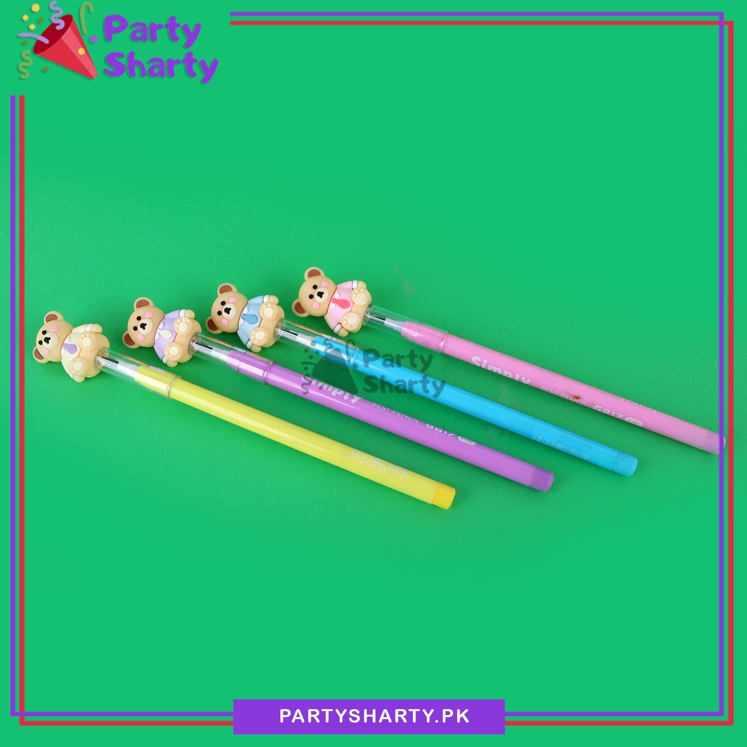 Teddy Bear Bullet Pencil For Kids For Bear Theme Celebration