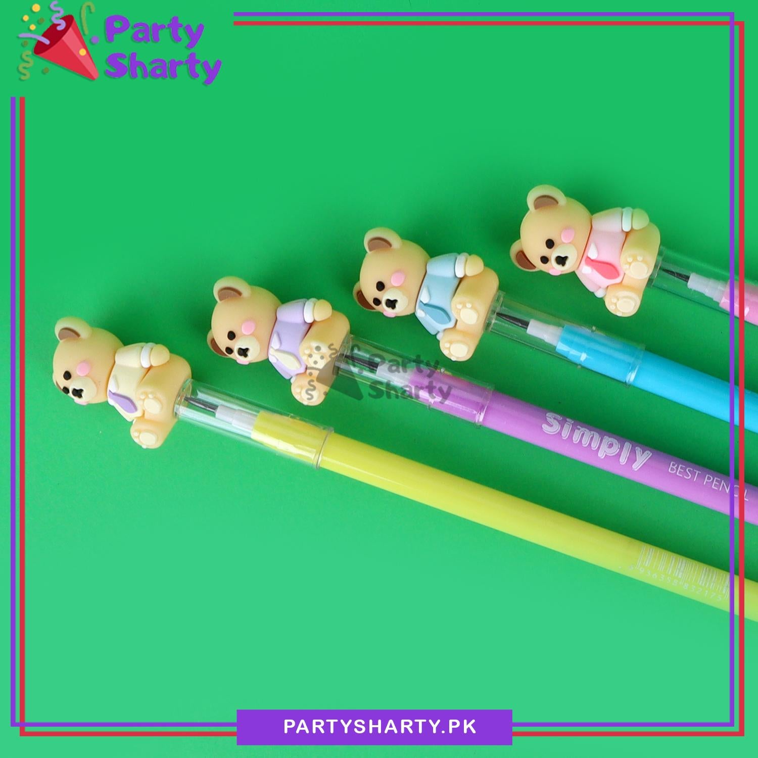 Teddy Bear Bullet Pencil For Kids For Bear Theme Celebration