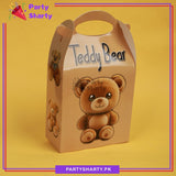 Teddy Bear Theme Goody Boxes Pack of 6 For Teddy Bear Theme Birthday Celebration