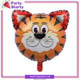 Large Size Jungle Theme Animal Head Foil Balloon For Birthday Celebration