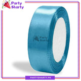 1/2 inch Satin Ribbon Roll For Birthday, Anniversary, Bridal Shower, Baby Shower and Gift Decoration