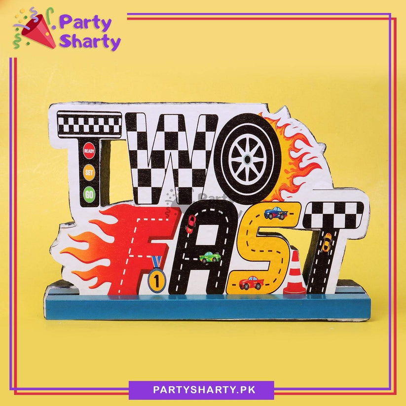 Car Racing Boy Standee Graphics Two Fast Design Thermocol Standee For Racing Cars Theme Based Second B ...